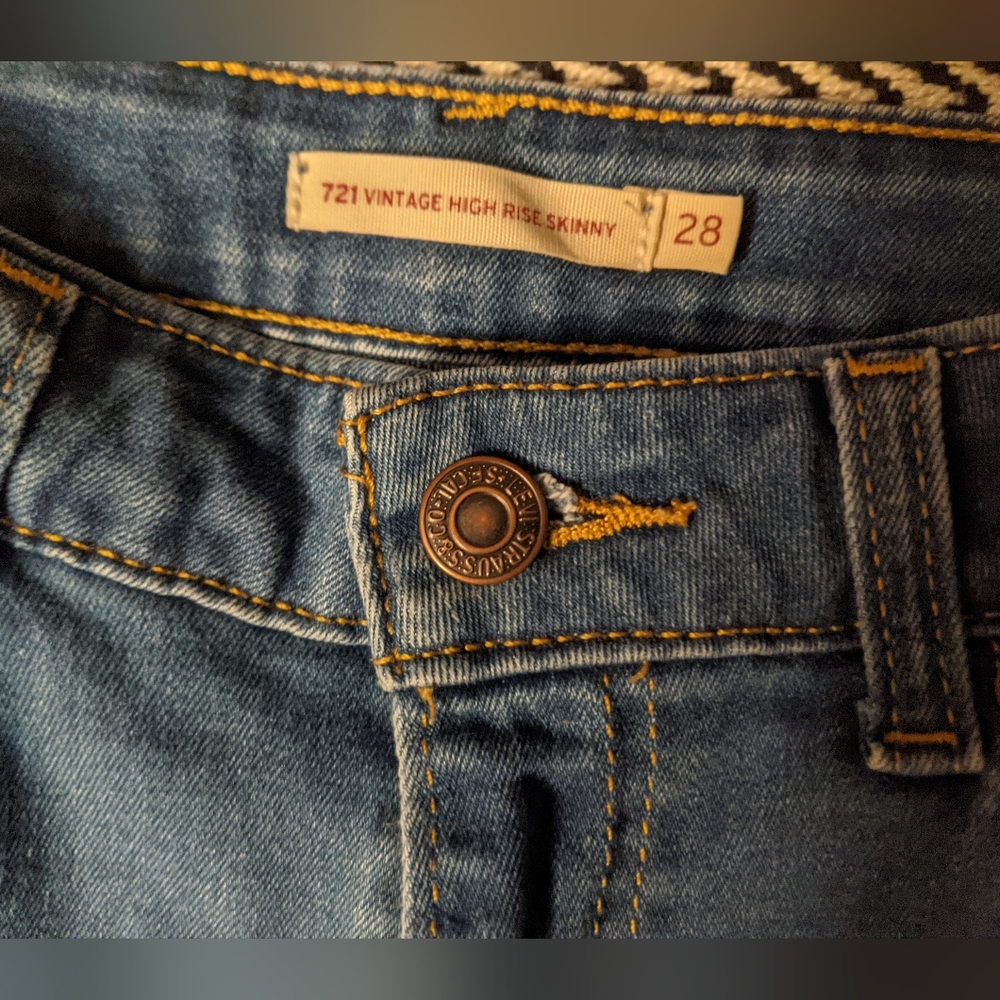 Levi's vintage high rise skinny